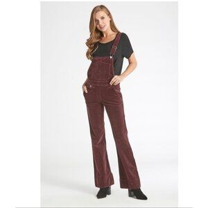 Anthropologie Dear John Corduroy Overalls Size 31/12 Sophie Flare Leg Women's